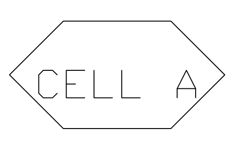 Vista previa del símbolo Cell label, bloque FPL_CELL_LABEL