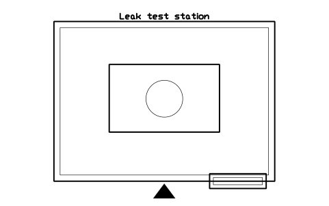 Vista previa del símbolo Leak test station, bloque FPL_LEAK_TESTER