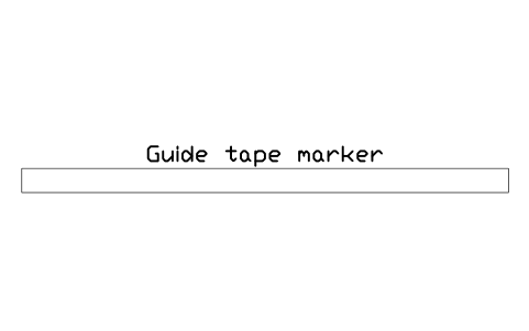 Vista previa del símbolo Guide tape marker, bloque FPL_MAGNET_TAPE