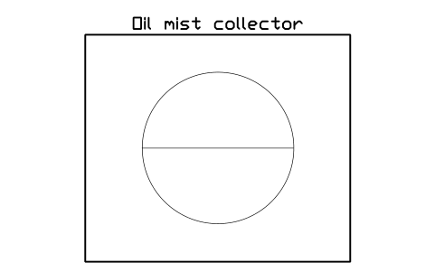 Vista previa del símbolo Oil mist collector, bloque FPL_OIL_MIST