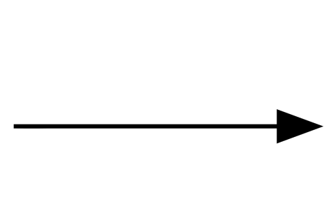 Vista previa del símbolo Product flow arrow, bold, bloque FPL_PRODUCT_FLOW
