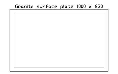 Vista previa del símbolo Granite surface plate 1000 x 630, bloque FPL_SURFACE_PLATE
