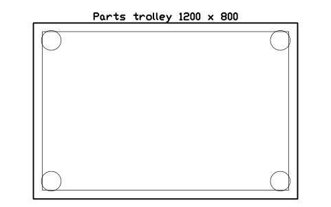 Vista previa del símbolo Parts trolley 1200 x 800, bloque FPL_TROLLEY_PARTS