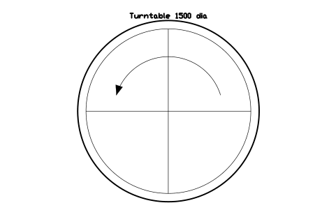 Vista previa del símbolo Turntable 1500 dia, bloque FPL_TURNTABLE