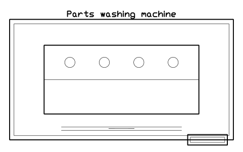 Vista previa del símbolo Parts washing machine, bloque FPL_WASH_PARTS