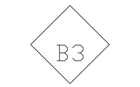 Aperçu du symbole Building number, bloc FRM_BUILDING_NO