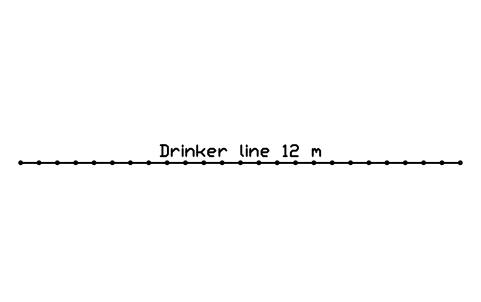 Aperçu du symbole Drinker line 12 m, bloc FRM_DRINKER_LINE