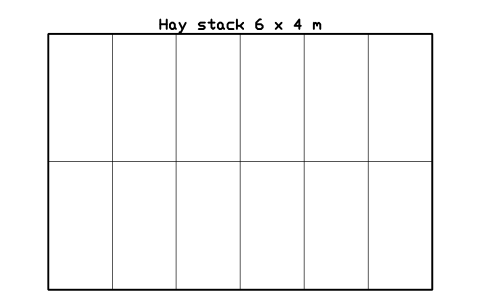 Aperçu du symbole Hay stack 6 x 4 m, bloc FRM_HAY_STACK