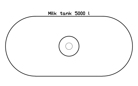 Aperçu du symbole Milk tank 5000 l, bloc FRM_MILK_TANK_5000