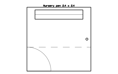Aperçu du symbole Nursery pen 2.4 x 2.4, bloc FRM_NURSERY_PEN