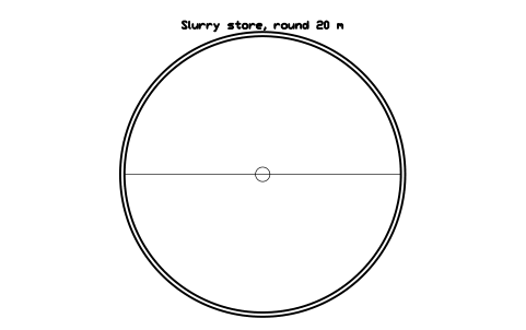 Aperçu du symbole Slurry store, round 20 m, bloc FRM_SLURRY_TANK_20