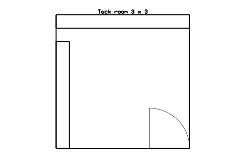 Aperçu du symbole Tack room 3 x 3, bloc FRM_TACK_ROOM