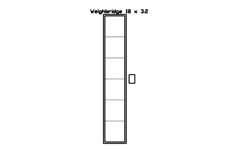 Aperçu du symbole Weighbridge 18 x 3.2, bloc FRM_WEIGHBRIDGE