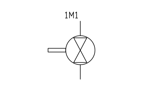 Air motor, two directions sembolünün önizlemesi, blok FPW_AIRMOTOR_2