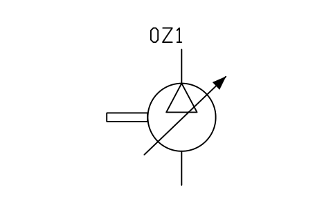 Compressor, variable sembolünün önizlemesi, blok FPW_COMPRESSOR_VAR