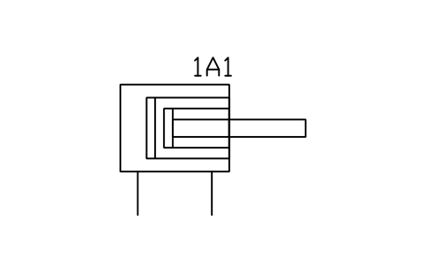 Telescopic cylinder, double sembolünün önizlemesi, blok FPW_CYL_TELESCOPIC_2