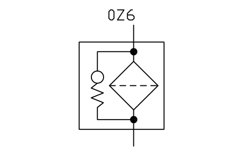 Filter with bypass valve sembolünün önizlemesi, blok FPW_FILTER_BYPASS