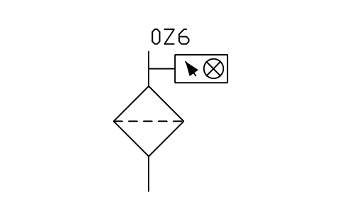 Filter, clogging indicator sembolünün önizlemesi, blok FPW_FILTER_INDICATOR