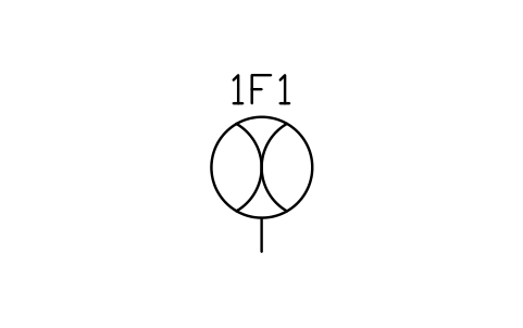 Flow indicator sembolünün önizlemesi, blok FPW_FLOW_INDICATOR