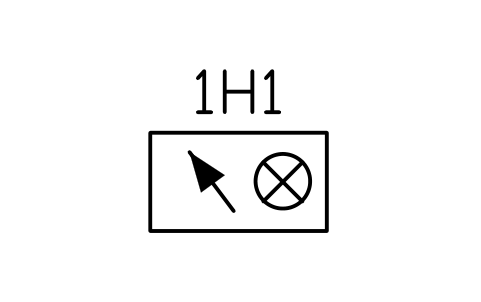 Optical indicator sembolünün önizlemesi, blok FPW_INDICATOR_OPTICAL