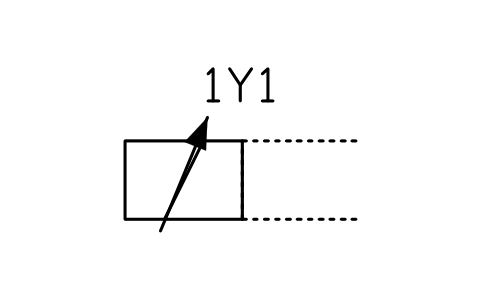 Solenoid, proportional sembolünün önizlemesi, blok FPW_MECH_SOLPROP