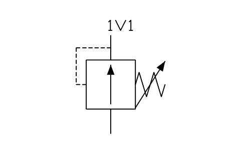Regulator, pneumatic sembolünün önizlemesi, blok FPW_PRESSURE_REGULATOR
