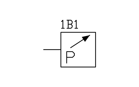 Pressure switch sembolünün önizlemesi, blok FPW_PRESSURE_SWITCH
