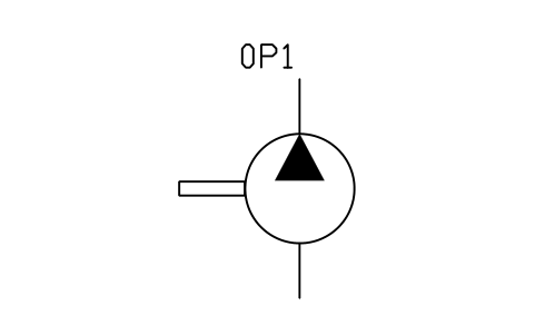 Pump, fixed displacement sembolünün önizlemesi, blok FPW_PUMP_FIXED