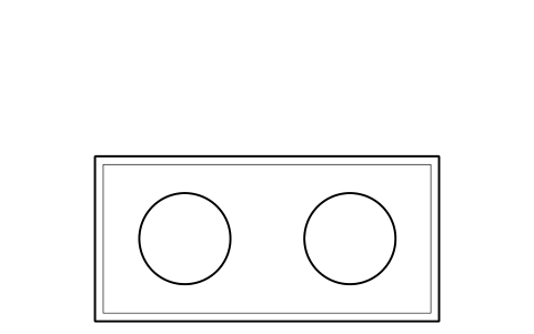 Anteprima del simbolo Keg washer, 2 head, blocco FBP_KEG_WASHER