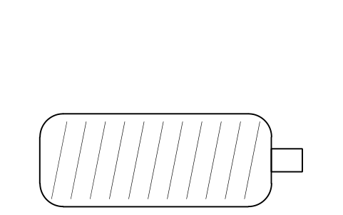 Anteprima del simbolo Ribbon mixer, blocco FBP_MIXER_RIBBON