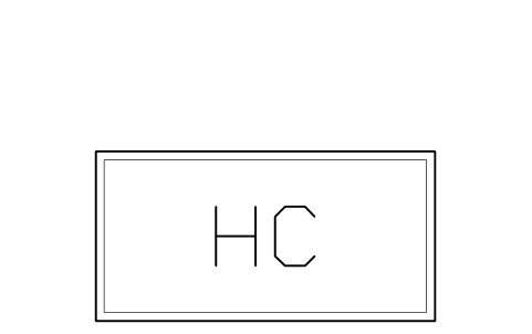 Anteprima del simbolo Hygiene zone, high care, blocco FBP_MK_ZONE_HIGH