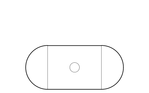 Anteprima del simbolo Tank, horizontal, 4 m, blocco FBP_TANK_H