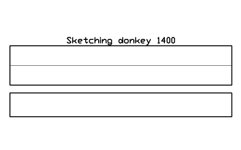 Preview of the Sketching donkey 1400 symbol, block GAL_DONKEY