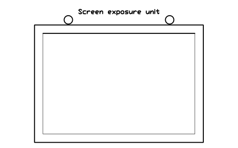 Preview of the Screen exposure unit symbol, block GAL_EXPOSURE_UNIT