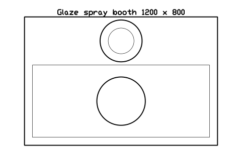 Preview of the Glaze spray booth 1200 x 800 symbol, block GAL_GLAZE_BOOTH