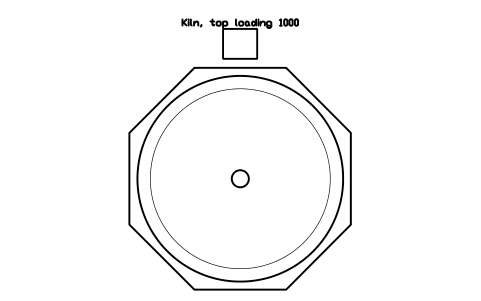 Preview of the Kiln, top loading 1000 symbol, block GAL_KILN_TOP_1000