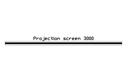 Preview of the Projection screen 3000 symbol, block GAL_SCREEN_3000