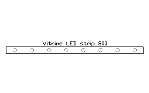Preview of the Vitrine LED strip 800 symbol, block GAL_VITRINE_LED