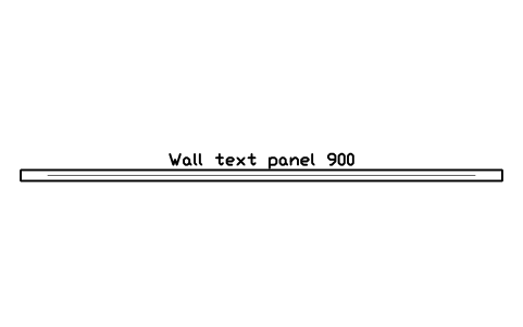 Preview of the Wall text panel 900 symbol, block GAL_WALL_TEXT