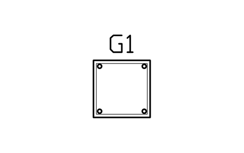 Anteprima del simbolo Tavolo da carte, quadrato, 850, blocco GMR_CARD_SQ_850