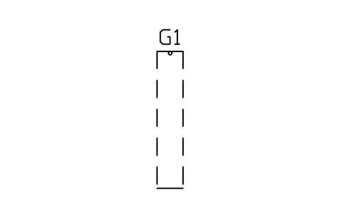 Anteprima del simbolo Bersaglio per freccette con linea di tiro, 2370, blocco GMR_DARTS_2370