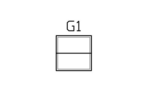 Anteprima del simbolo Tavolo da gioco pieghevole 900 x 900, blocco GMR_FOLDGAME_900