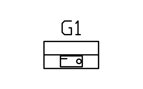 Anteprima del simbolo Mobile da cucito 1000 x 500, blocco GMR_SEW_CABINET