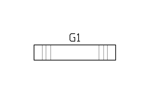 Anteprima del simbolo Tavolo da shuffleboard 9 piedi, blocco GMR_SHUFFLE_9