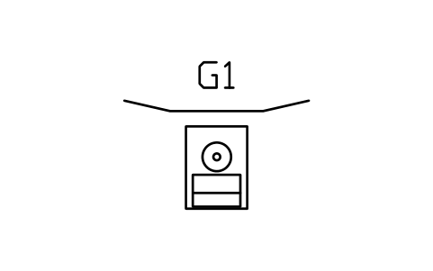 Anteprima del simbolo Simulatore di guida, tre schermi, blocco GMR_SIM_TRIPLE