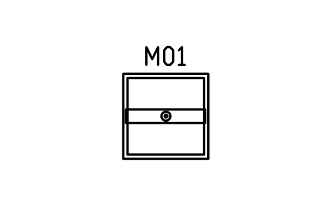 Vista previa del símbolo Fresadora CNC, 1200 x 1200, bloque GAR_CNC_1200