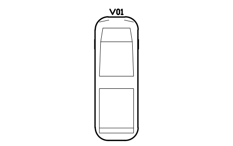 Vista previa del símbolo Pick-up grande, 5900 x 2050, bloque GAR_PICKUP_FULL