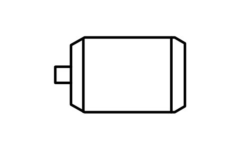 Preview of the Electric motor, general symbol, block IGM_0011