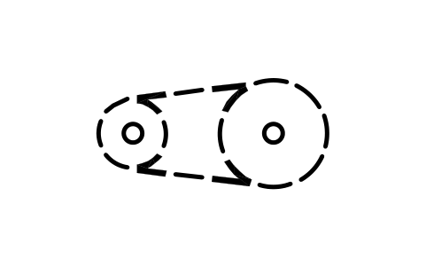 Preview of the Chain drive symbol, block IGM_0014