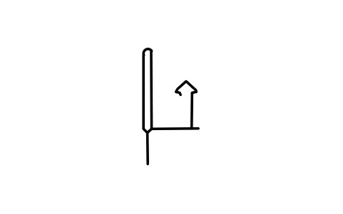 Preview of the Temperature, increasing symbol, block IGM_0035